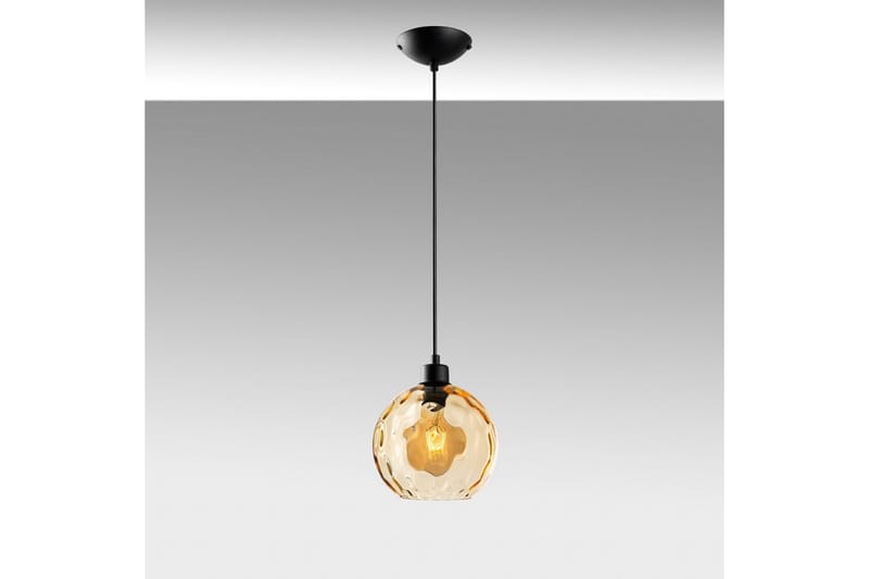 Taklampa Mayur Gul / Svart - Gul / Svart - Belysning & el - Inomhusbelysning & lampor - Taklampa & takbelysning - Pendellampor & hänglampor