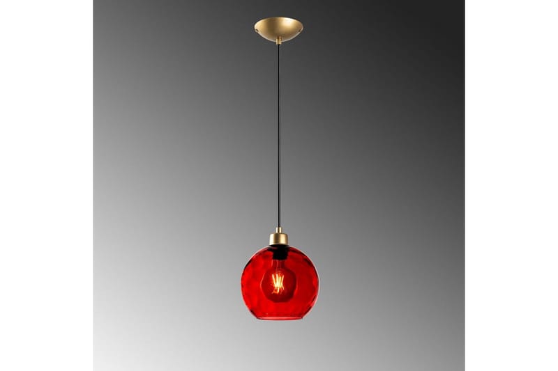 Taklampa Mayur Röd / Rany - Röd / Rany - Belysning & el - Inomhusbelysning & lampor - Taklampa & takbelysning - Pendellampor & hänglampor