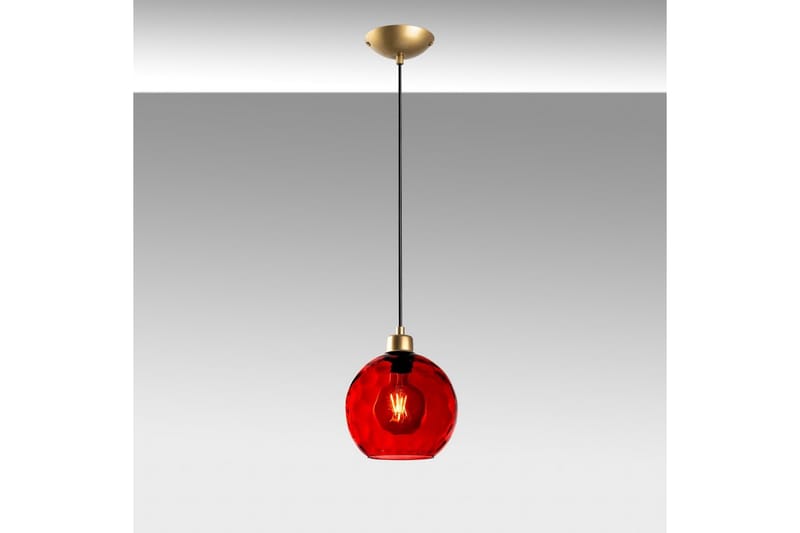 Taklampa Mayur Röd / Rany - Röd / Rany - Belysning & el - Inomhusbelysning & lampor - Taklampa & takbelysning - Pendellampor & hänglampor