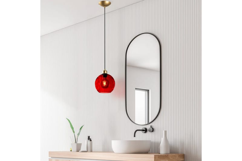 Taklampa Mayur Röd / Rany - Röd / Rany - Belysning & el - Inomhusbelysning & lampor - Taklampa & takbelysning - Pendellampor & hänglampor