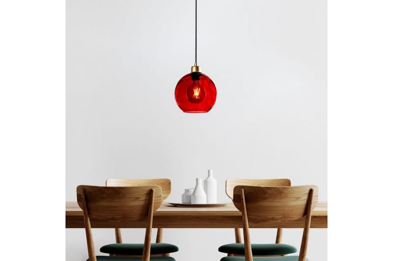 Taklampa Mayur Röd / Rany - Röd / Rany - Belysning & el - Inomhusbelysning & lampor - Taklampa & takbelysning - Pendellampor & hänglampor