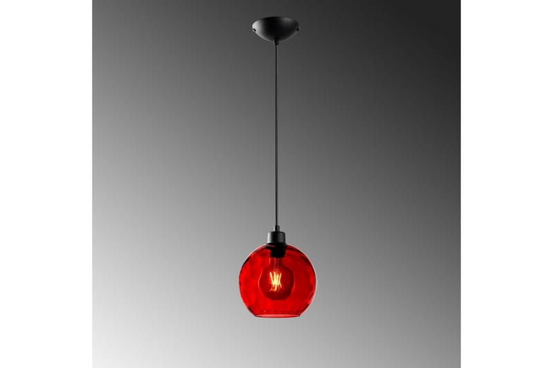 Taklampa Mayur Röd / Svart - Röd / Svart - Belysning & el - Inomhusbelysning & lampor - Taklampa & takbelysning - Pendellampor & hänglampor