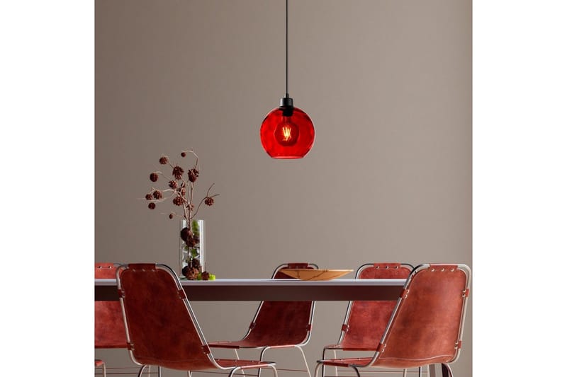 Taklampa Mayur Röd / Svart - Röd / Svart - Belysning & el - Inomhusbelysning & lampor - Taklampa & takbelysning - Pendellampor & hänglampor