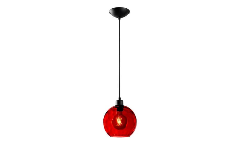 Taklampa Mayur Röd / Svart - Röd / Svart - Belysning & el - Inomhusbelysning & lampor - Taklampa & takbelysning - Pendellampor & hänglampor