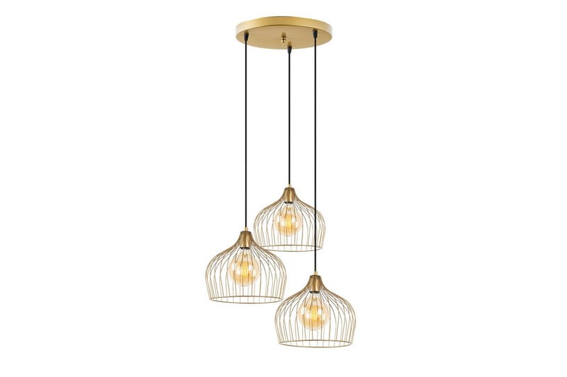 Taklampa Meron Shiny Gold Circle - Guld - Belysning & el - Inomhusbelysning & lampor - Taklampa & takbelysning - Pendellampor & hänglampor
