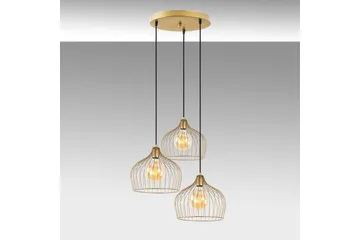 Taklampa Meron Shiny Gold Circle - Guld - Belysning & el - Inomhusbelysning & lampor - Taklampa & takbelysning - Pendellampor & hänglampor