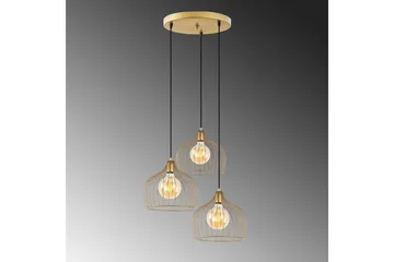 Taklampa Meron Shiny Gold Circle - Guld - Belysning & el - Inomhusbelysning & lampor - Taklampa & takbelysning - Pendellampor & hänglampor