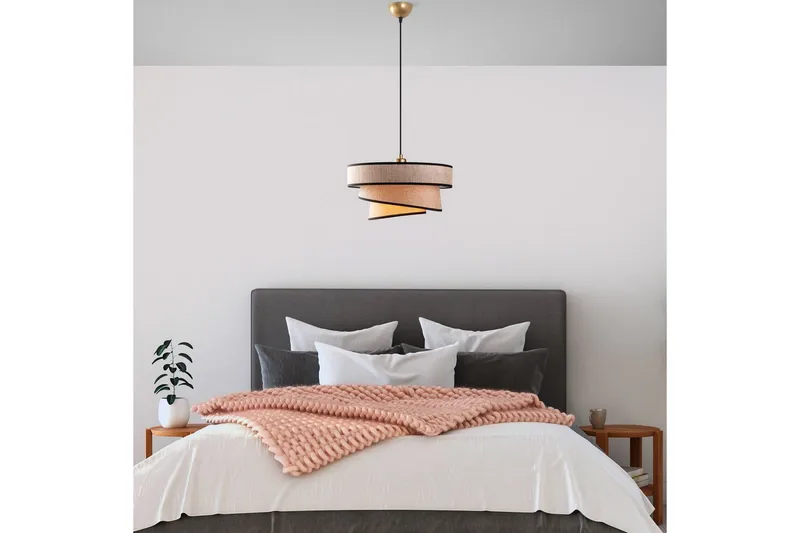 Taklampa Miwako Ljusbrun - Ljusbrun - Belysning & el - Inomhusbelysning & lampor - Taklampa & takbelysning - Pendellampor & hänglampor