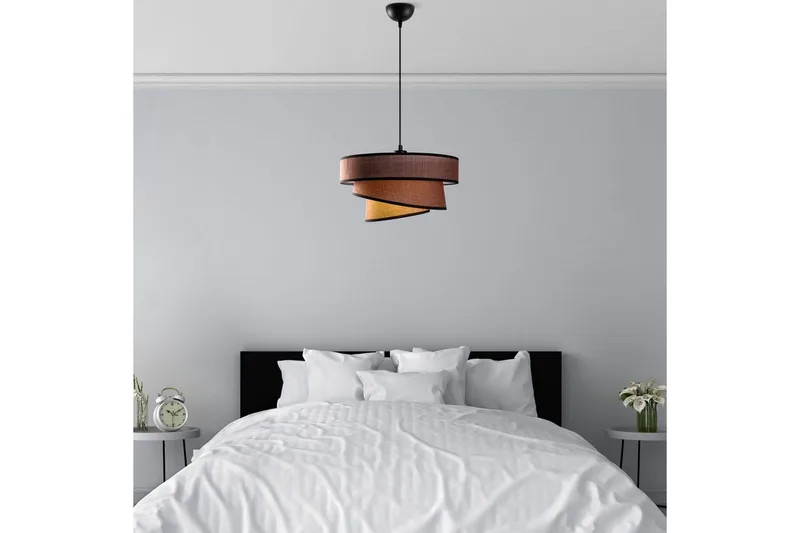 Taklampa Miwako Mörkbrun - Mörkbrun - Belysning & el - Inomhusbelysning & lampor - Taklampa & takbelysning - Pendellampor & hänglampor