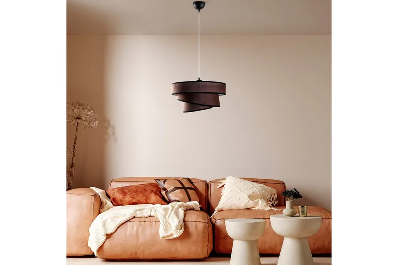 Taklampa Miwako Mörkbrun - Mörkbrun - Belysning & el - Inomhusbelysning & lampor - Taklampa & takbelysning - Pendellampor & hänglampor