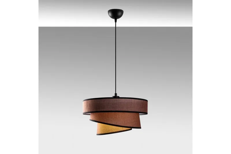 Taklampa Miwako Mörkbrun - Mörkbrun - Belysning & el - Inomhusbelysning & lampor - Taklampa & takbelysning - Pendellampor & hänglampor