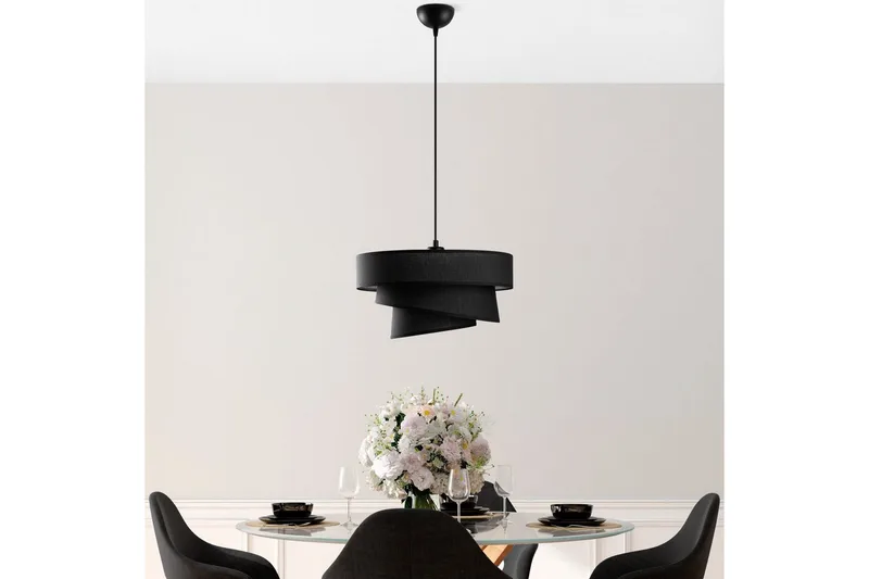 Taklampa Miwako Svart - Svart - Belysning & el - Inomhusbelysning & lampor - Taklampa & takbelysning - Pendellampor & hänglampor