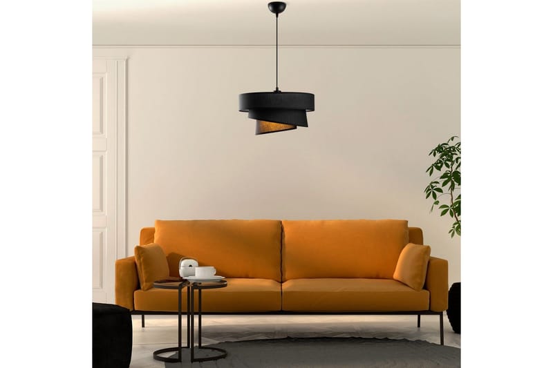 Taklampa Miwako Svart - Svart - Belysning & el - Inomhusbelysning & lampor - Taklampa & takbelysning - Pendellampor & hänglampor