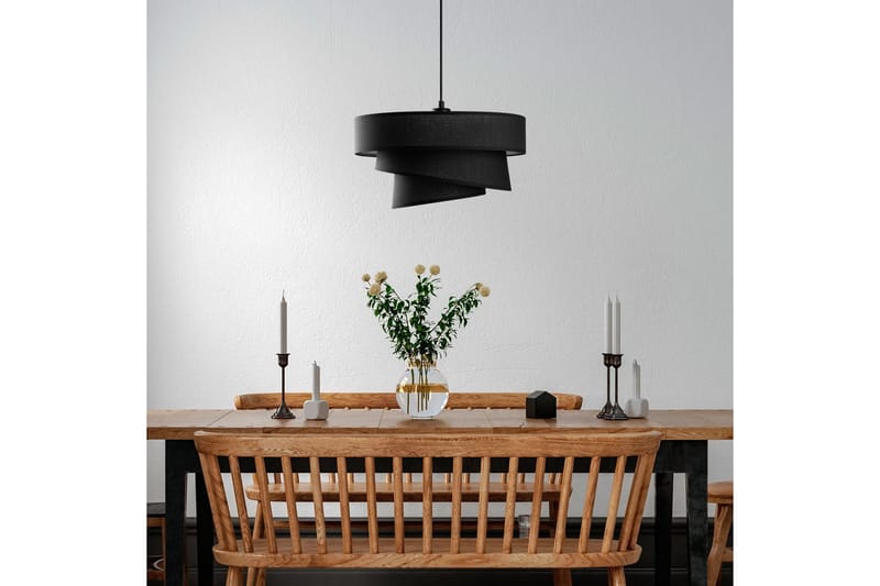 Taklampa Miwako Svart - Svart - Belysning & el - Inomhusbelysning & lampor - Taklampa & takbelysning - Pendellampor & hänglampor