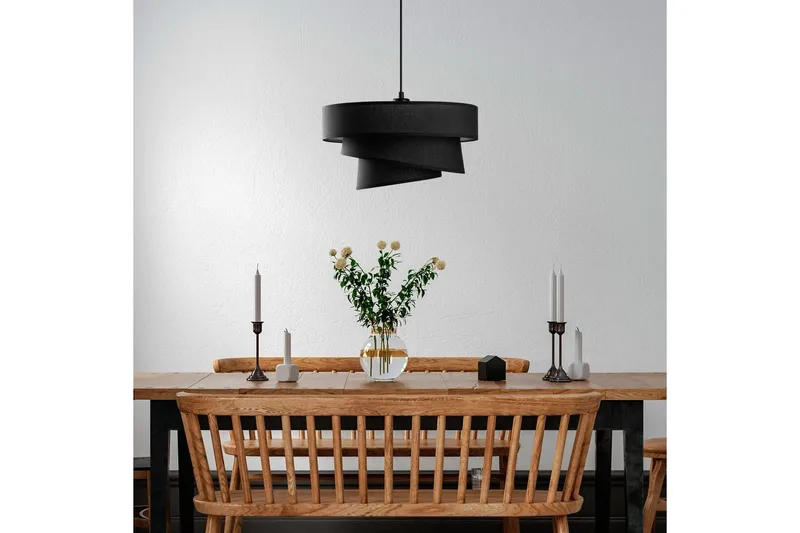 Taklampa Miwako Svart - Svart - Belysning & el - Inomhusbelysning & lampor - Taklampa & takbelysning - Pendellampor & hänglampor