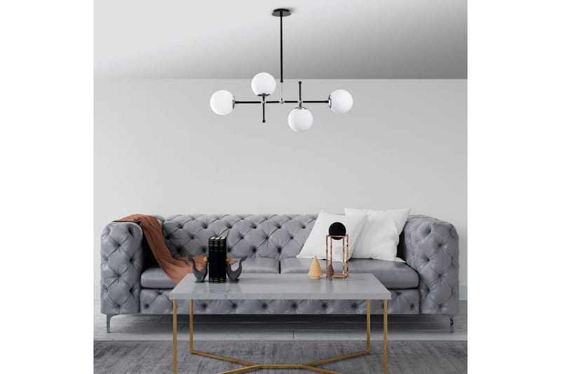 Taklampa Narwani Ulamere Svart / Vit - Svart/Vit - Belysning & el - Inomhusbelysning & lampor - Taklampa & takbelysning - Pendellampor & hänglampor