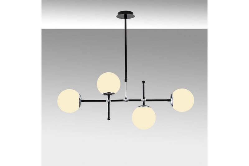 Taklampa Narwani Ulamere Svart / Vit - Svart/Vit - Belysning & el - Inomhusbelysning & lampor - Taklampa & takbelysning - Pendellampor & hänglampor