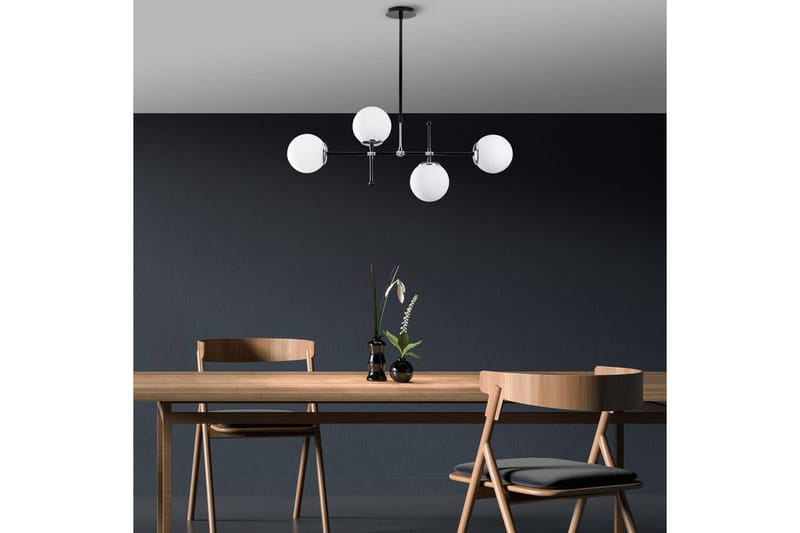 Taklampa Narwani Ulamere Svart / Vit - Svart/Vit - Belysning & el - Inomhusbelysning & lampor - Taklampa & takbelysning - Pendellampor & hänglampor