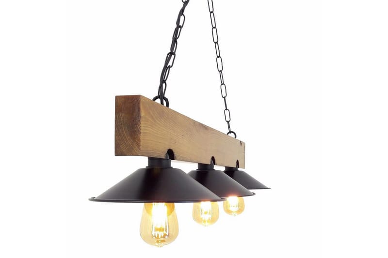 Taklampa Noveth Valnöt / Svart - Svart/Mörkbrun - Belysning & el - Inomhusbelysning & lampor - Taklampa & takbelysning - Pendellampor & hänglampor