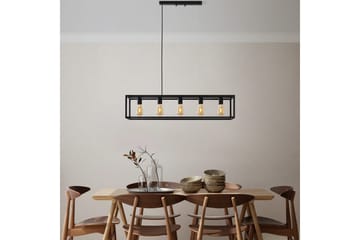 Taklampa Orika Horisontell Svart - Svart - Belysning & el - Inomhusbelysning & lampor - Taklampa & takbelysning - Pendellampor & hänglampor
