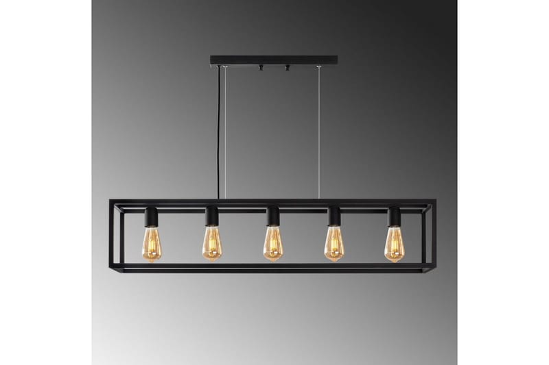 Taklampa Orika Horisontell Svart - Svart - Belysning & el - Inomhusbelysning & lampor - Taklampa & takbelysning - Pendellampor & hänglampor