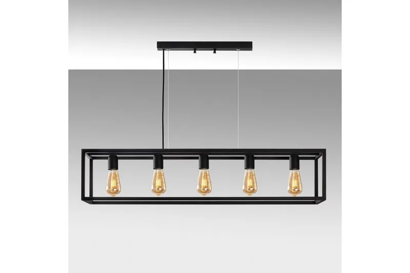 Taklampa Orika Horisontell Svart - Svart - Belysning & el - Inomhusbelysning & lampor - Taklampa & takbelysning - Pendellampor & hänglampor