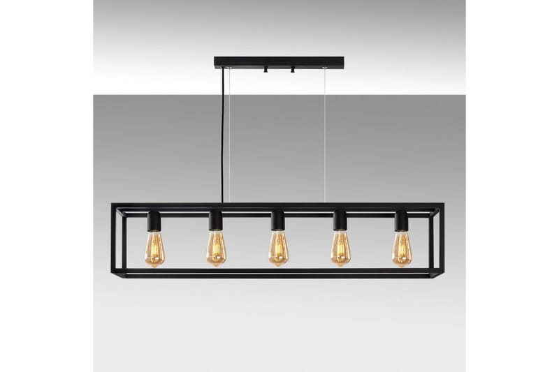 Taklampa Orika Horisontell Svart - Svart - Belysning & el - Inomhusbelysning & lampor - Taklampa & takbelysning - Pendellampor & hänglampor