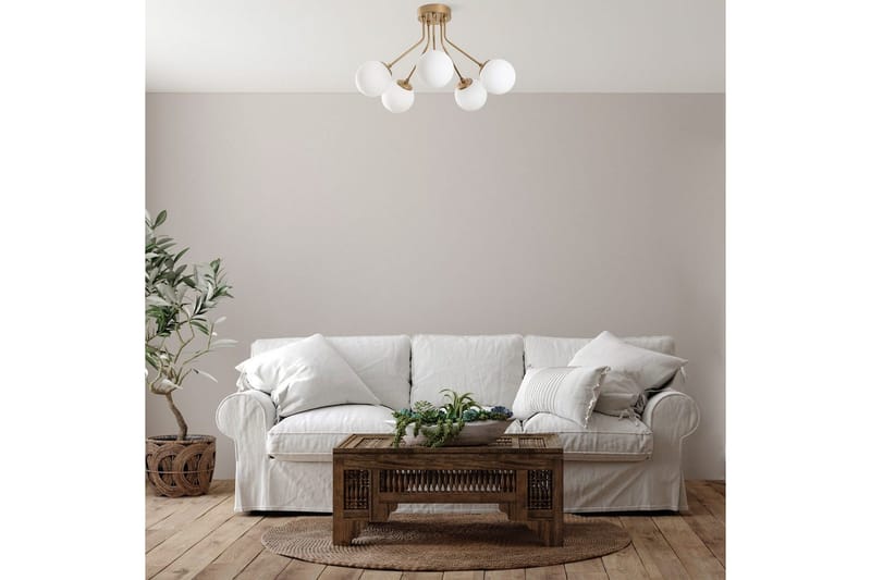 Taklampa Orion Gold - Guld - Belysning & el - Inomhusbelysning & lampor - Taklampa & takbelysning - Plafond