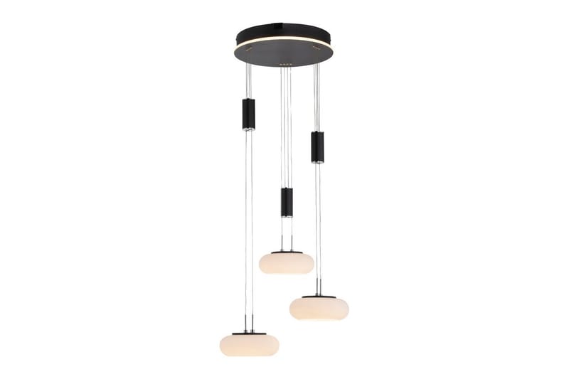 Taklampa Q-Etienne - 40x200x44 cm, Svart - Belysning & el - Inomhusbelysning & lampor - Taklampa & takbelysning - Pendellampor & hänglampor