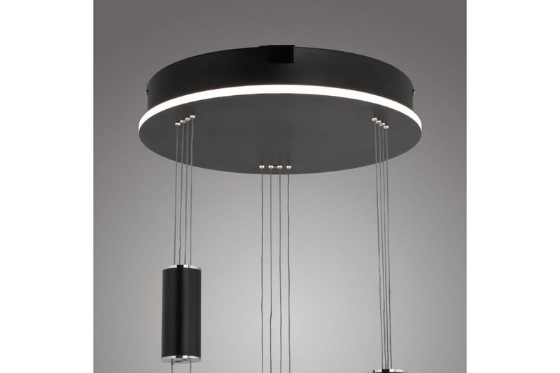 Taklampa Q-Etienne - 40x200x44 cm, Svart - Belysning & el - Inomhusbelysning & lampor - Taklampa & takbelysning - Pendellampor & hänglampor