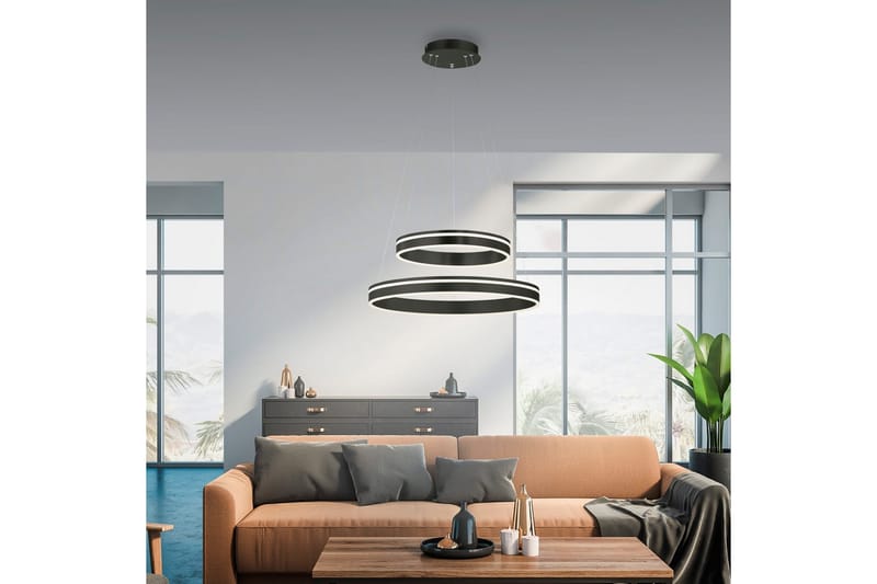 Taklampa Q-Vito - 59x200x59 cm, Antracit - Belysning & el - Inomhusbelysning & lampor - Taklampa & takbelysning - Pendellampor & hänglampor