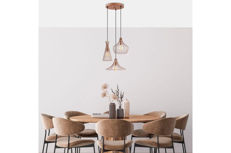 Taklampa Ralden Koppar - Guld - Belysning & el - Inomhusbelysning & lampor - Taklampa & takbelysning - Pendellampor & hänglampor