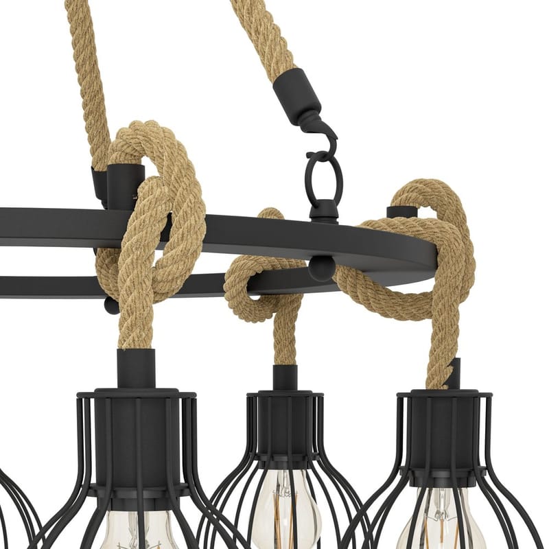 Taklampa Rampside Rund med 6 Lampor - 76 cm - Belysning & el - Inomhusbelysning & lampor - Taklampa & takbelysning - Pendellampor & hänglampor