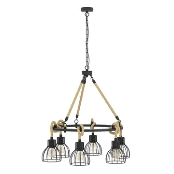Taklampa Rampside Rund med 6 Lampor - 76 cm - Belysning & el - Inomhusbelysning & lampor - Taklampa & takbelysning - Pendellampor & hänglampor
