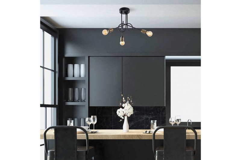 Taklampa Ranju Svart / Antik Treuttag - Treuttag - Belysning & el - Inomhusbelysning & lampor - Taklampa & takbelysning - Pendellampor & hänglampor