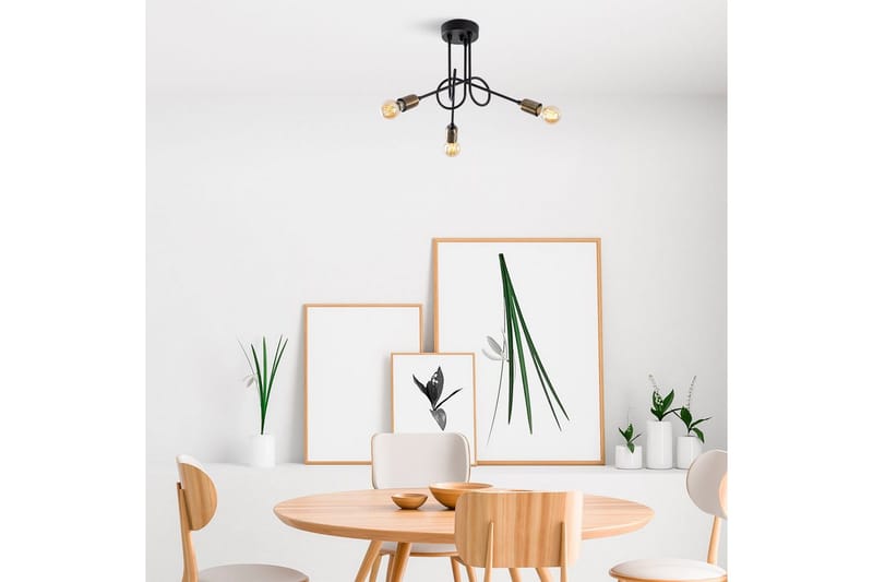 Taklampa Ranju Svart / Antik Treuttag - Treuttag - Belysning & el - Inomhusbelysning & lampor - Taklampa & takbelysning - Pendellampor & hänglampor