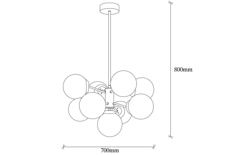 Taklampa Ranpal Bouquet Vintage / Vit - Vit - Belysning & el - Inomhusbelysning & lampor - Taklampa & takbelysning - Pendellampor & hänglampor