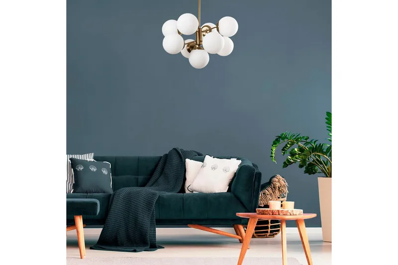 Taklampa Ranpal Bouquet Vintage / Vit - Vit - Belysning & el - Inomhusbelysning & lampor - Taklampa & takbelysning - Pendellampor & hänglampor