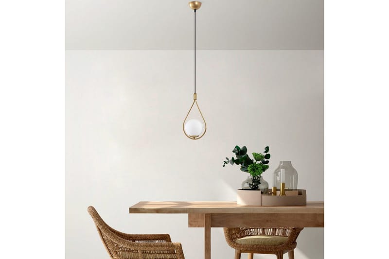 Taklampa Ranpal Enkel Rany - Guld - Belysning & el - Inomhusbelysning & lampor - Taklampa & takbelysning - Pendellampor & hänglampor