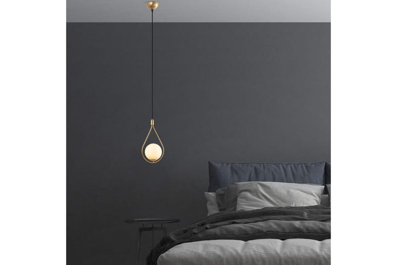 Taklampa Ranpal Enkel Rany - Guld - Belysning & el - Inomhusbelysning & lampor - Taklampa & takbelysning - Pendellampor & hänglampor
