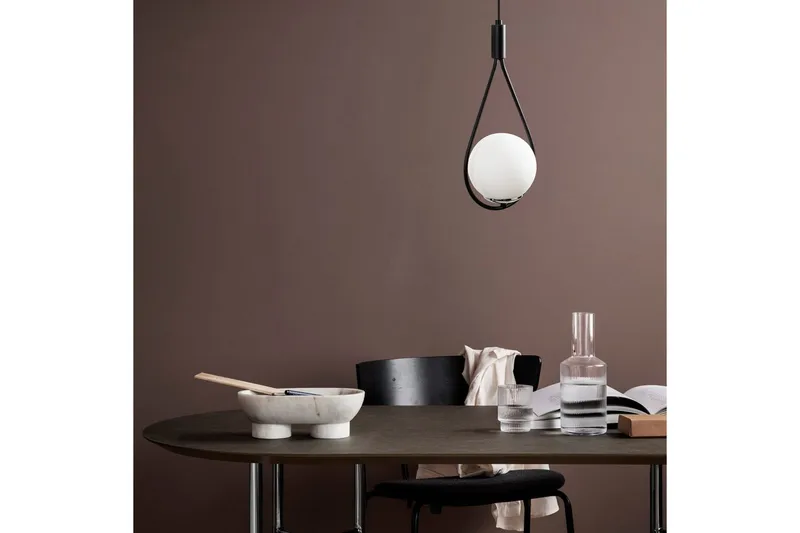 Taklampa Ranpal Enkel Svart - Svart - Belysning & el - Inomhusbelysning & lampor - Taklampa & takbelysning - Pendellampor & hänglampor