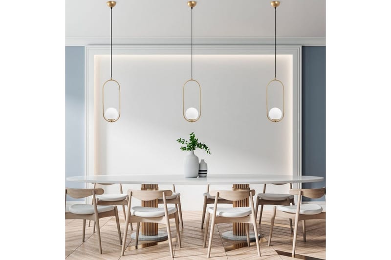 Taklampa Ranpalt Rany - Guld - Belysning & el - Inomhusbelysning & lampor - Taklampa & takbelysning - Pendellampor & hänglampor