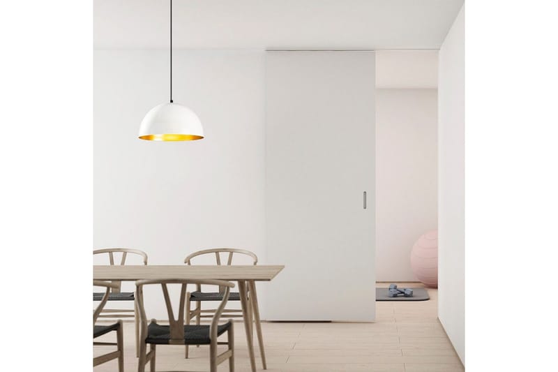 Taklampa Rantesh Vit - 30 x 30 cm - Belysning & el - Inomhusbelysning & lampor - Taklampa & takbelysning - Pendellampor & hänglampor