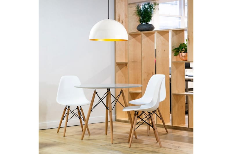 Taklampa Rantesh Vit - 50 x 50 cm - Belysning & el - Inomhusbelysning & lampor - Taklampa & takbelysning - Pendellampor & hänglampor