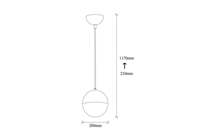 Taklampa Rastogy Vintage / Vit - Vintage / Vit - Belysning & el - Inomhusbelysning & lampor - Taklampa & takbelysning - Pendellampor & hänglampor