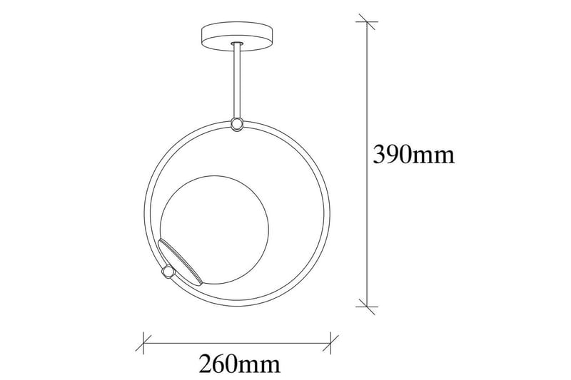 Taklampa Rate 13 Svart - Svart - Belysning & el - Inomhusbelysning & lampor - Taklampa & takbelysning - Pendellampor & hänglampor