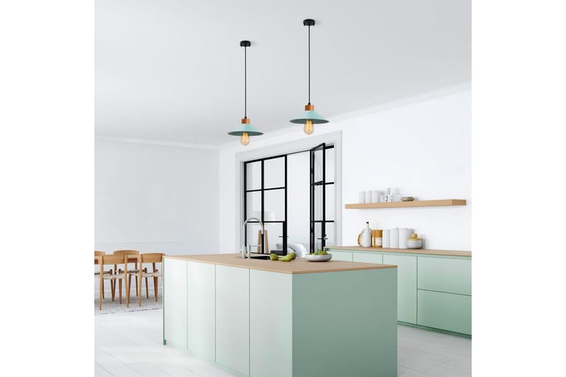 Taklampa Rate 3 Blå - Blå - Belysning & el - Inomhusbelysning & lampor - Taklampa & takbelysning - Pendellampor & hänglampor