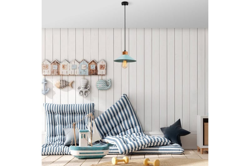 Taklampa Rate 3 Blå - Blå - Belysning & el - Inomhusbelysning & lampor - Taklampa & takbelysning - Pendellampor & hänglampor