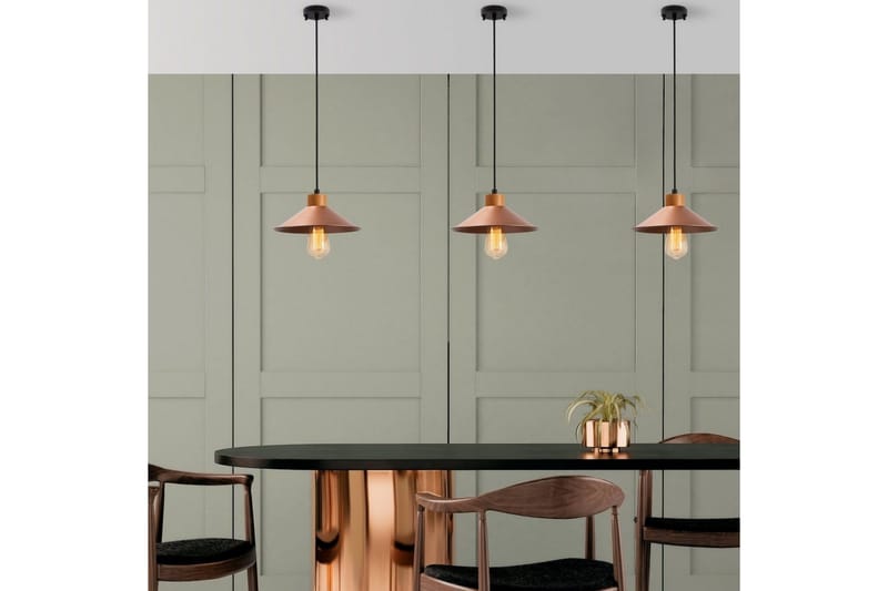 Taklampa Rate 3 Koppar - Koppar - Belysning & el - Inomhusbelysning & lampor - Taklampa & takbelysning - Pendellampor & hänglampor