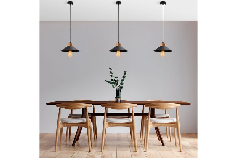 Taklampa Rate 3 Svart - Svart - Belysning & el - Inomhusbelysning & lampor - Taklampa & takbelysning - Pendellampor & hänglampor